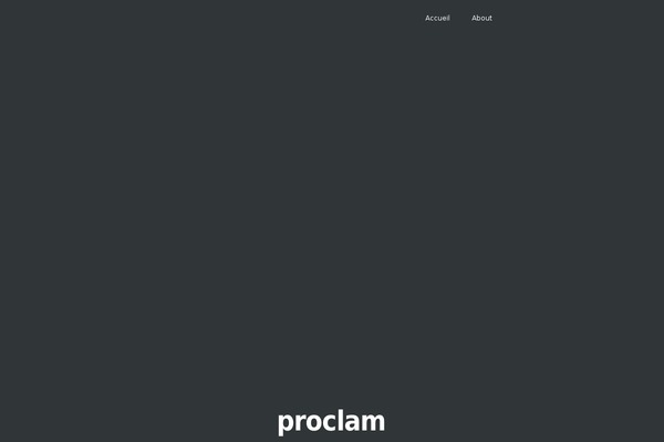 Casper theme site design template sample