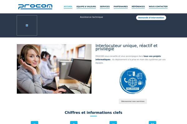 procom-groupe.com site used Pixomi