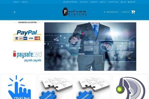 Porto theme site design template sample