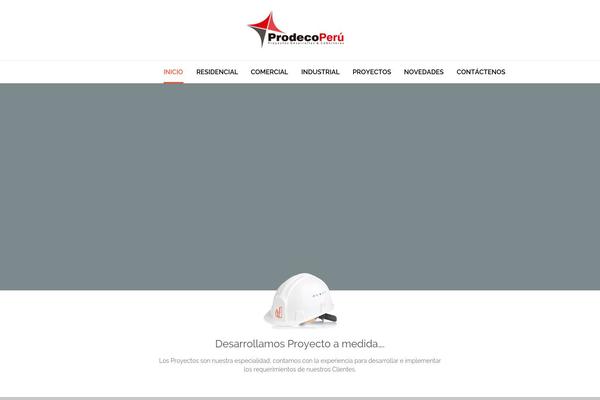 Construction theme site design template sample