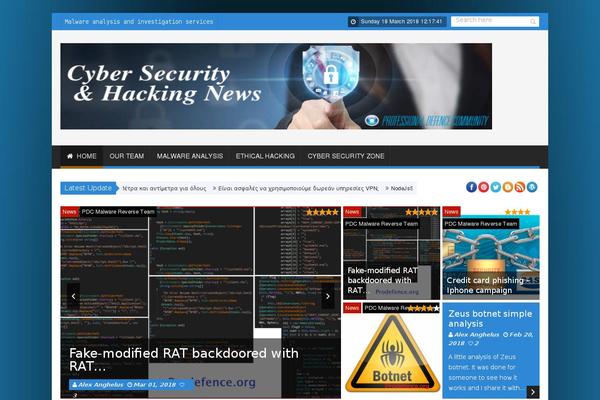 SaladMag theme site design template sample