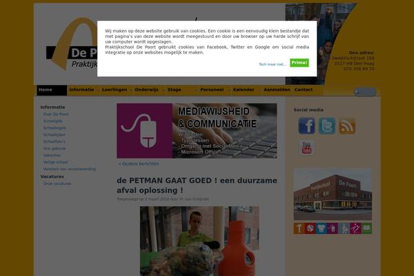 Site using Cookie-warning plugin