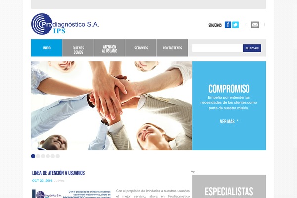 prodiagnostico.com site used Theme1373
