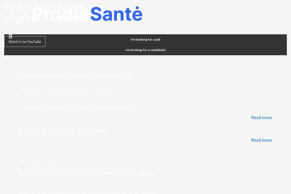 prodiesante.com site used Prodie-sante