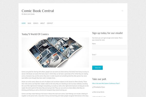 Site using 3D Tag Cloud plugin