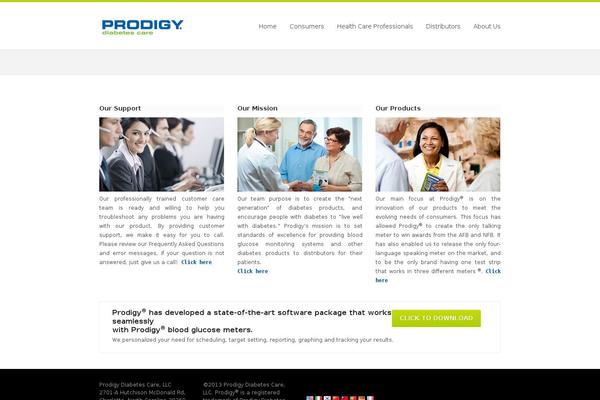 Extensio theme site design template sample