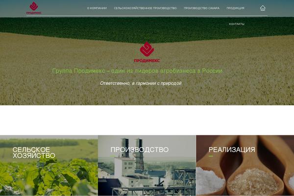 prodimex.ru site used Prodimex