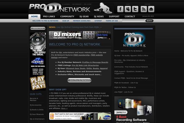 Site using CafePress Widget plugin