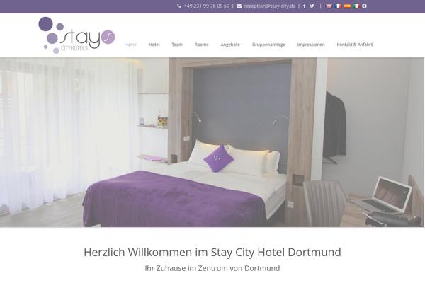 Starhotel theme site design template sample