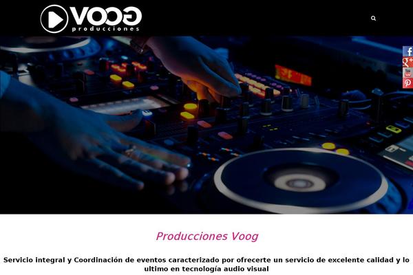 Site using Arscode-social-slider plugin