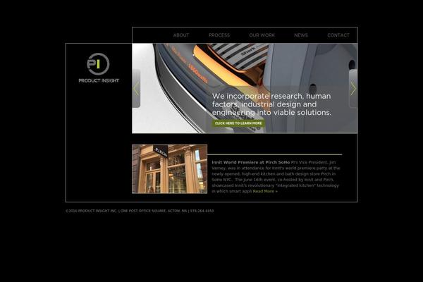 Pi theme site design template sample