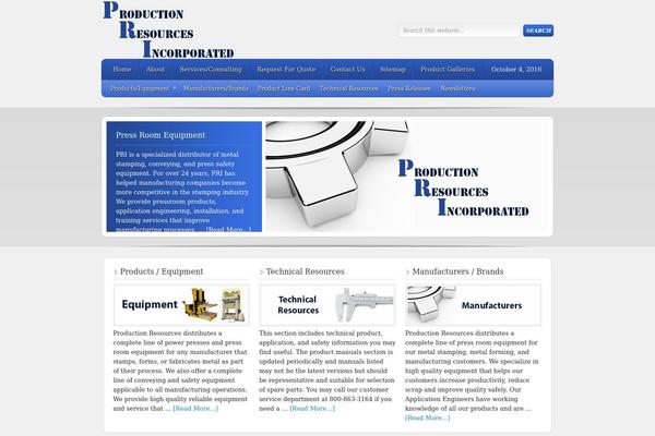 Enterprise theme site design template sample