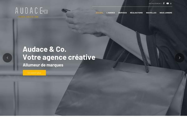 Blade theme site design template sample