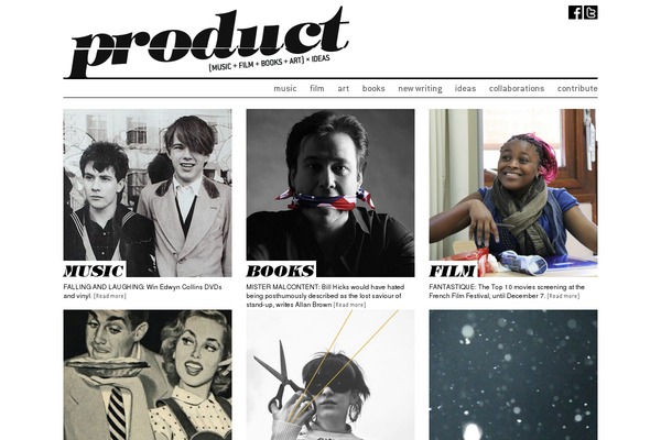 Product theme site design template sample