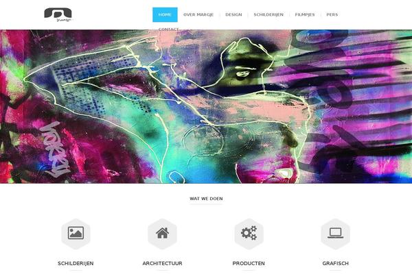 Bouncy-wp theme site design template sample
