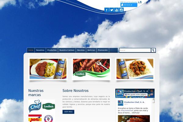 Chef theme site design template sample