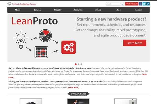 productrealizationgroup.com site used Prg