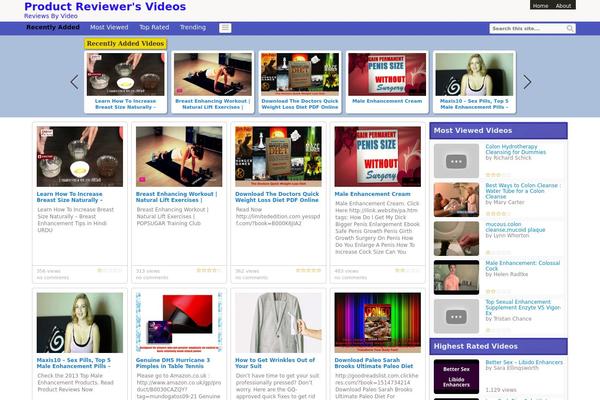 Covertvideopress theme site design template sample