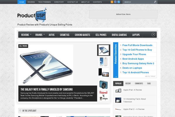 Rowling theme site design template sample