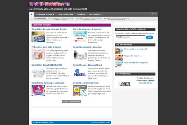 Telegraph theme site design template sample