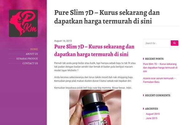 BeautySpot theme site design template sample