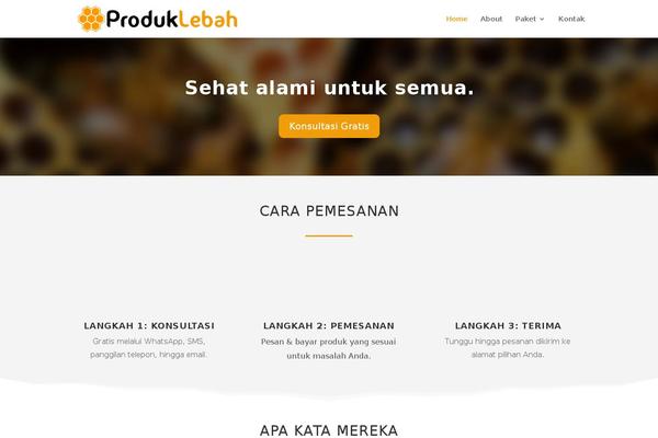 produklebah.com site used Total