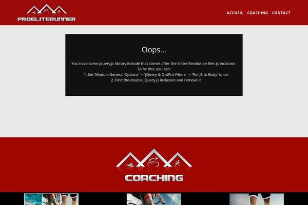 proeliterunner.com site used Proelite