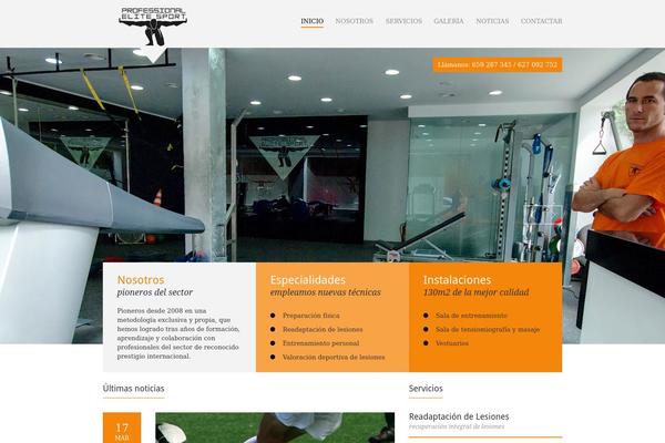 GymBase theme site design template sample