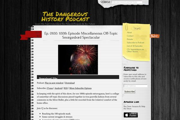 Anarcho Notepad theme site design template sample