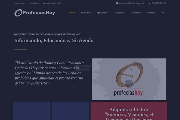 profeciashoy.cl site used Wizeedu