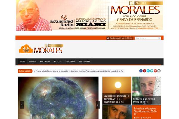 SaladMag theme site design template sample