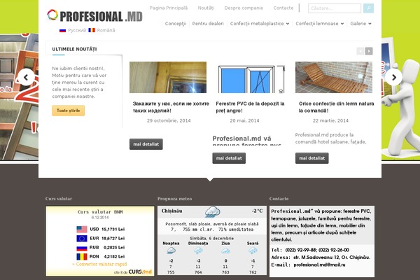 profesional.md site used Mindup