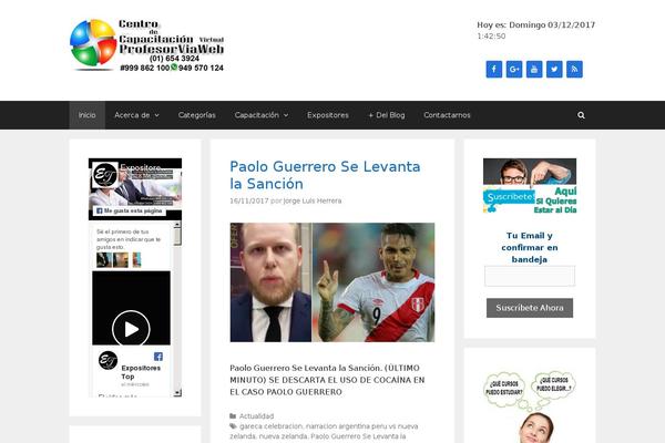 Site using Lightweight Social Icons plugin