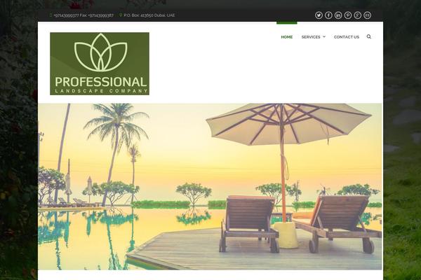 Corporative theme site design template sample