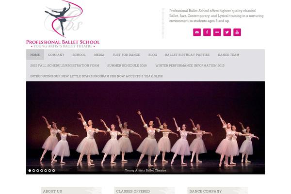 professionalballetschool.com site used Fabricated