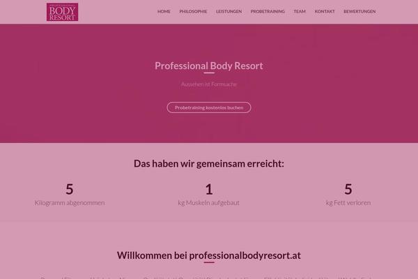OneEngine theme site design template sample