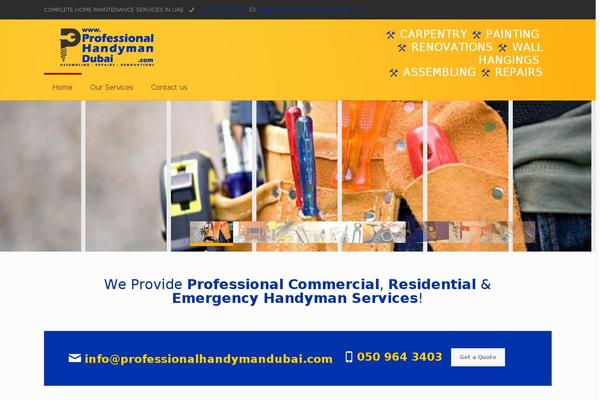 professionalhandymandubai.com site used Professionalhandyman