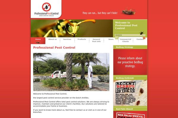 Pestcontrol theme site design template sample