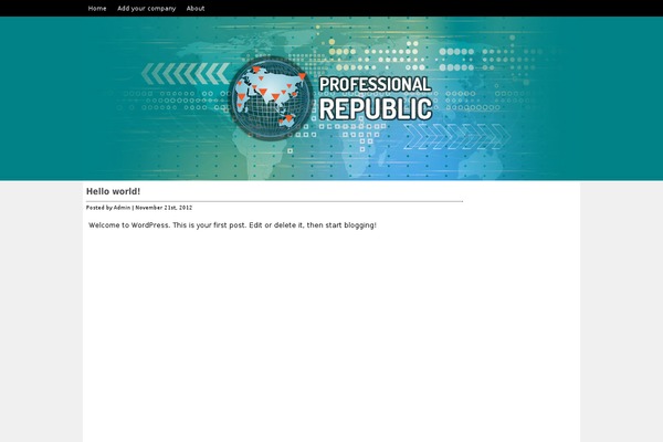 Professional theme site design template sample