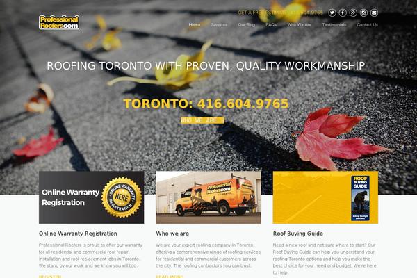 Construction theme site design template sample