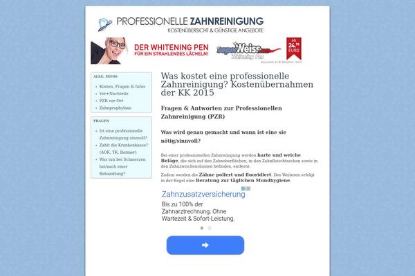 Mehrwert theme site design template sample