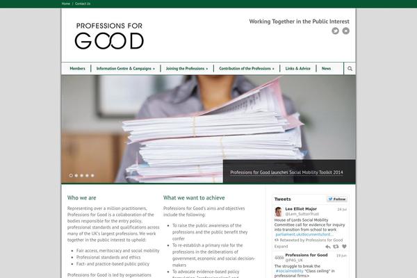 Modernize theme site design template sample