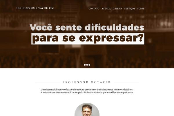 professoroctavio.com site used WooPress