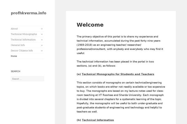 Twenty Fifteen theme site design template sample