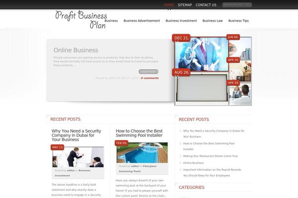 DelicateNews theme site design template sample