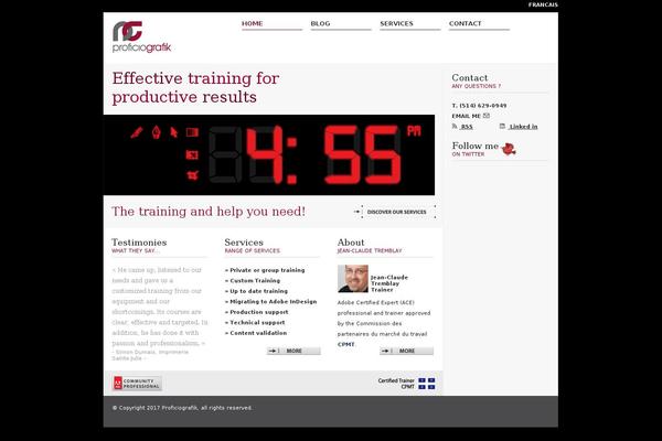 proficio theme websites examples