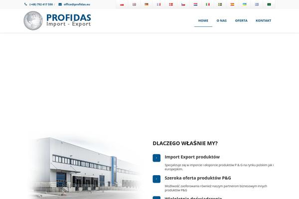 profidas.com site used Import-export