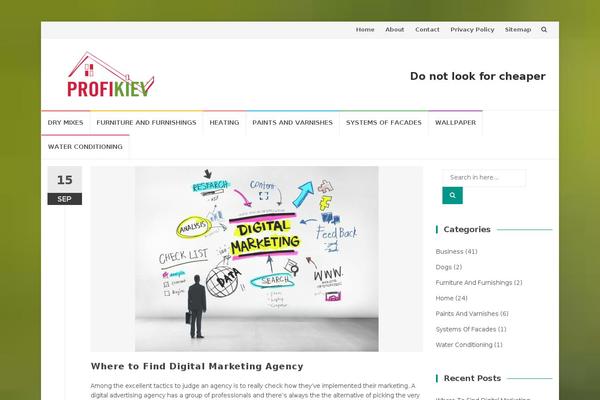 Swell_child theme site design template sample