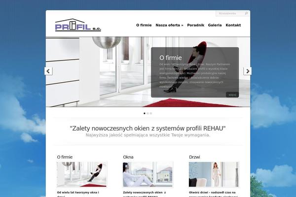 Chameleon theme site design template sample