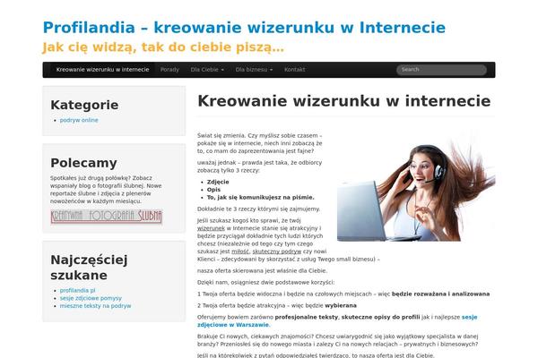 The Bootstrap theme site design template sample